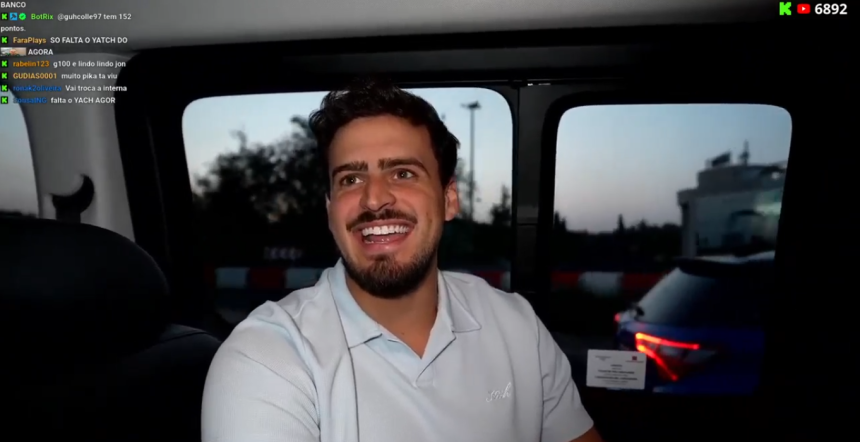 Reprodução: Kick/@jonvlogs