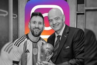 Messi deixa de seguir presidente da FIFA, Gianni Infantino, no Instagram após Copa de 2026
