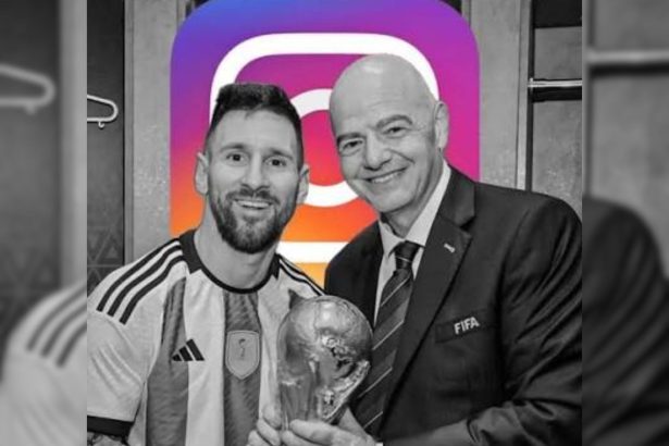 Messi deixa de seguir presidente da FIFA, Gianni Infantino, no Instagram após Copa de 2026