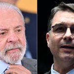 Lula e Flávio Bolsonaro