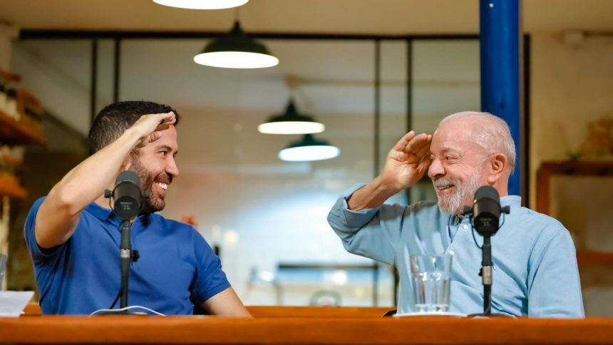 André Janones e Lula (Foto: Ricardo Stuckert)