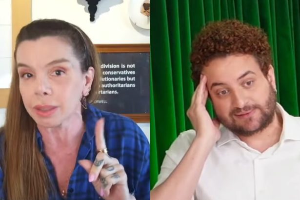 Penélope Nova e Felipe Reis (Foto: Youtube)