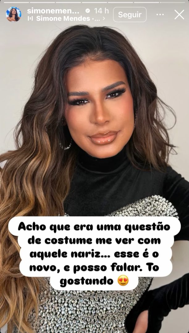 Créditos: Instagram/@simonemendes